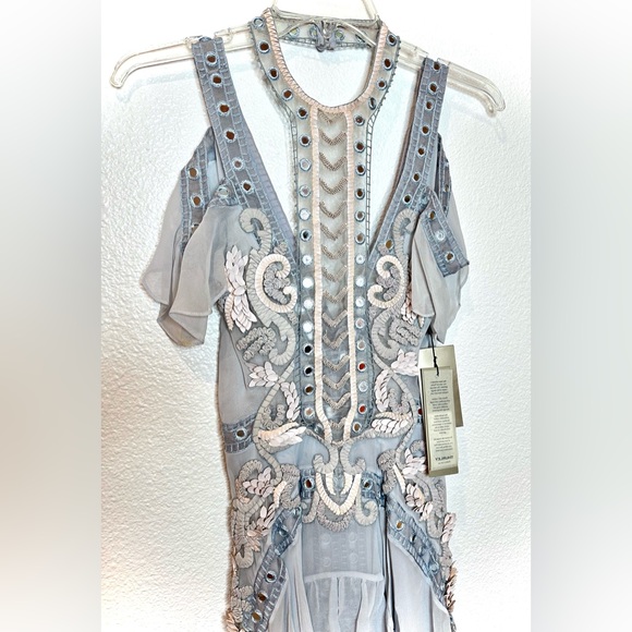 NWT Revolve Thurley “Atlantis Rises” Dress Gown Baby Blue Fairytail Size 6 XS - Picture 12 of 17